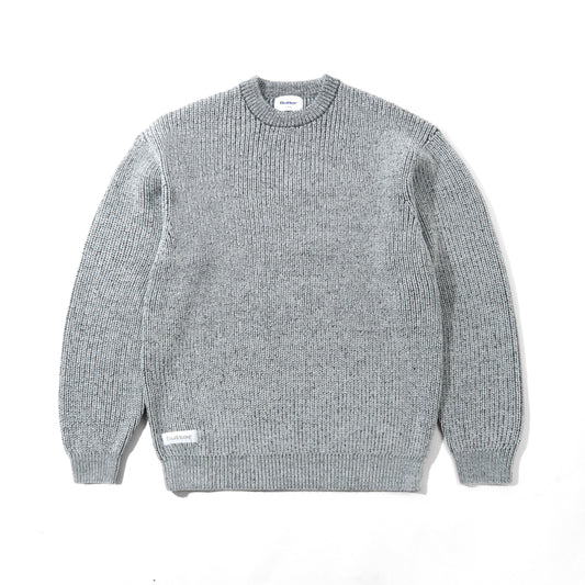 Butter Goods Drain Knit Sweater - Grey