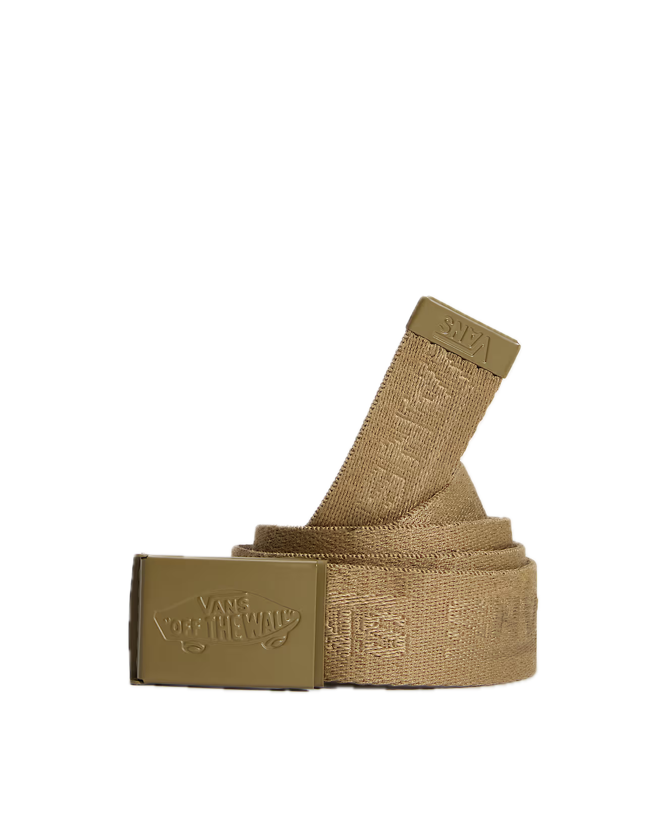 Vans Drop V Web Belt - Olive Brown