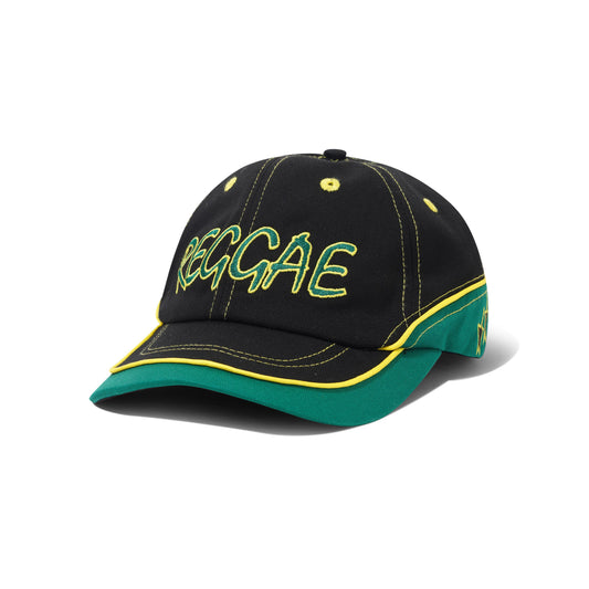 Butter Goods Dub 6 Panel Cap - Black/Green