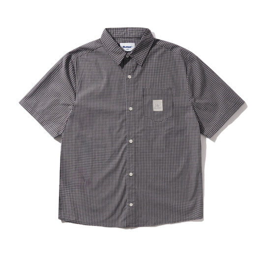 Butter Goods Equipment Button Up Shirt - Black/Grey
