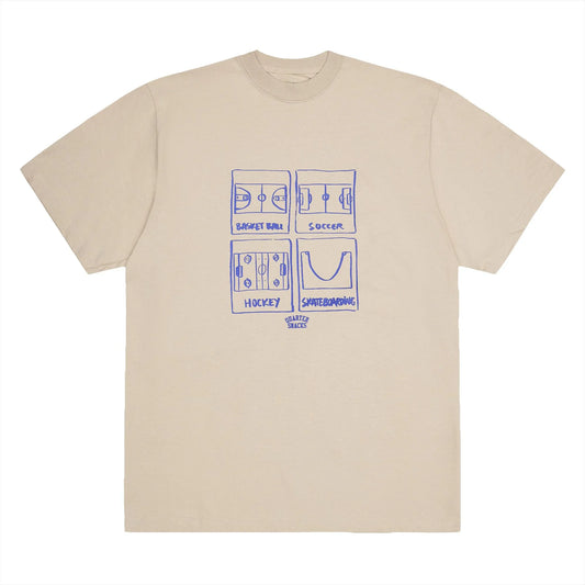Quartersnacks Sports Tee - Sand