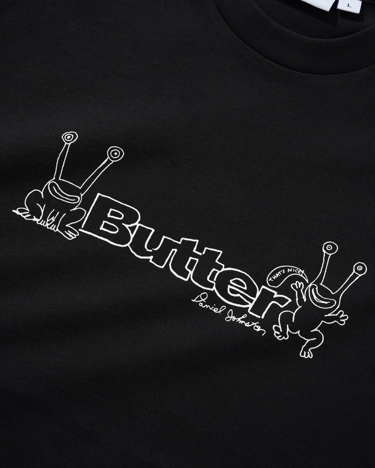 Butter Goods x Daniel Johnston Frog Logo Tee - Black