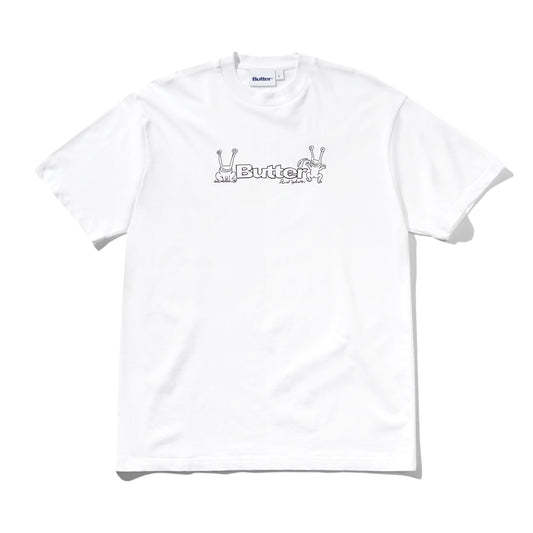 Butter Goods x Daniel Johnston Frog Logo Tee - White