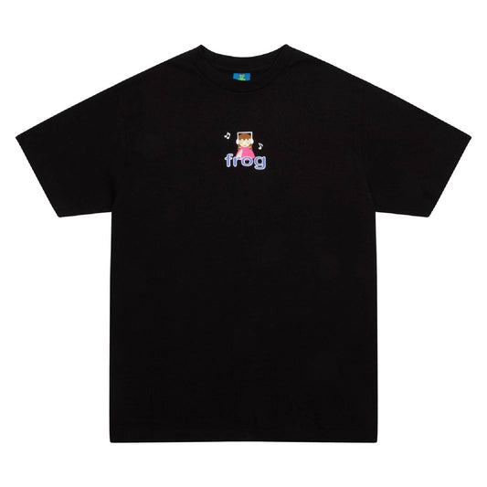 Frog I'm Not Listening Tee - Black