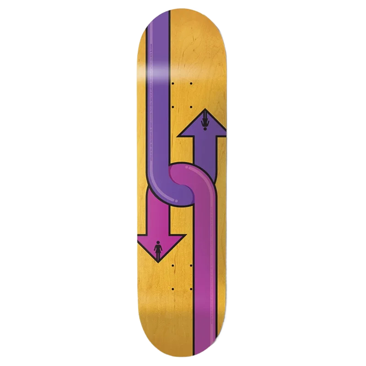 Girl McCrank Dual Direction Twin Deck - 8.5