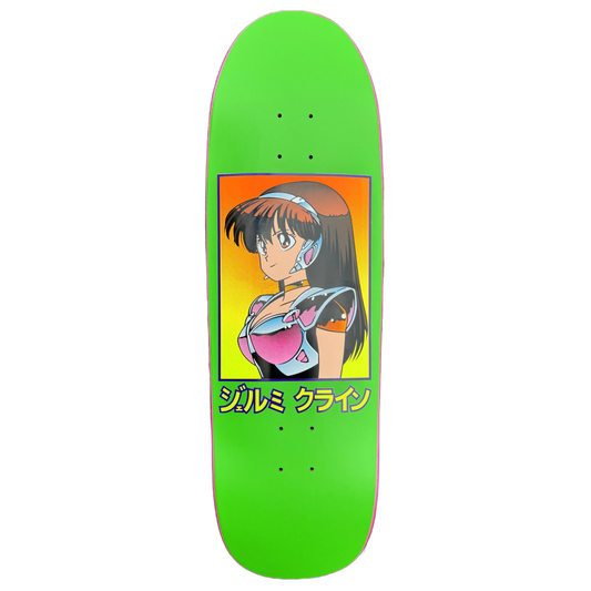 Hook-Ups Dream Girl Shaped Green Deck - 9.5