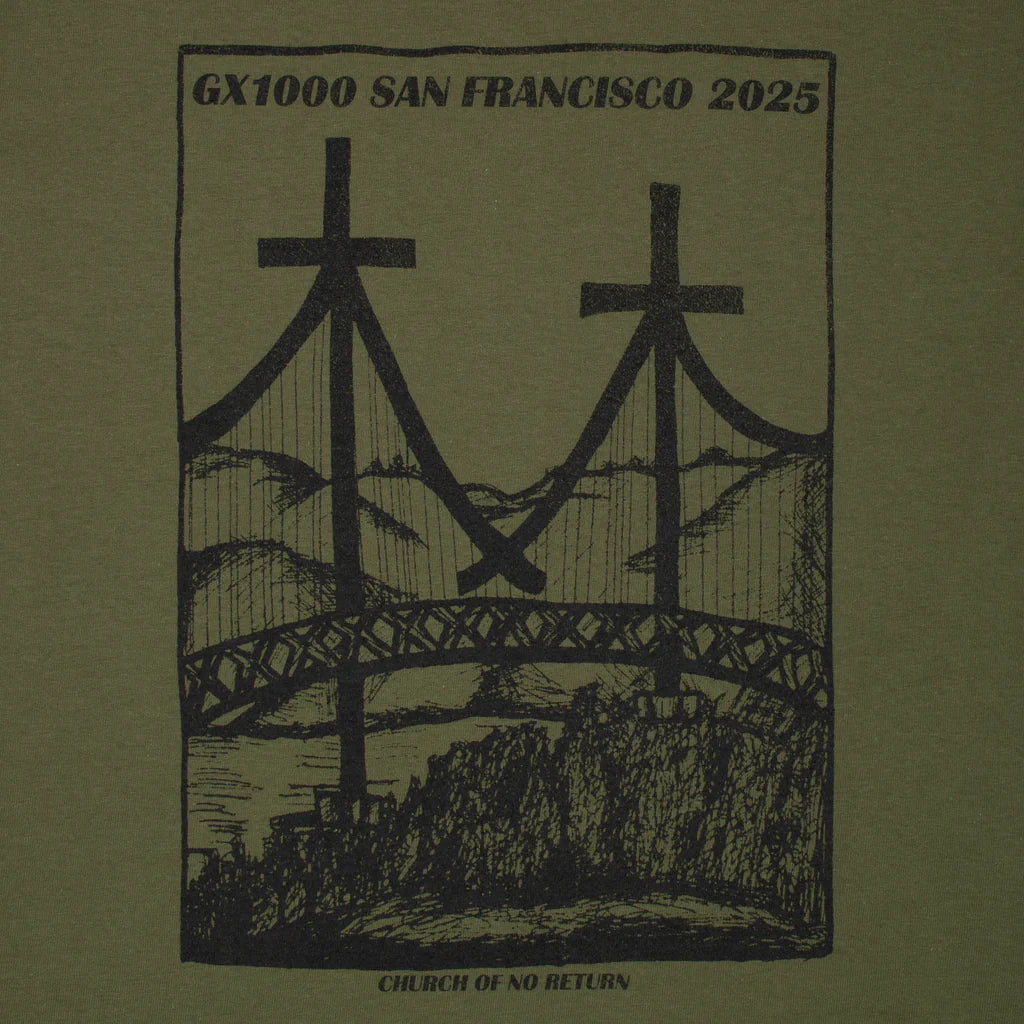 GX1000 Church Of No Return Tee - Military Green