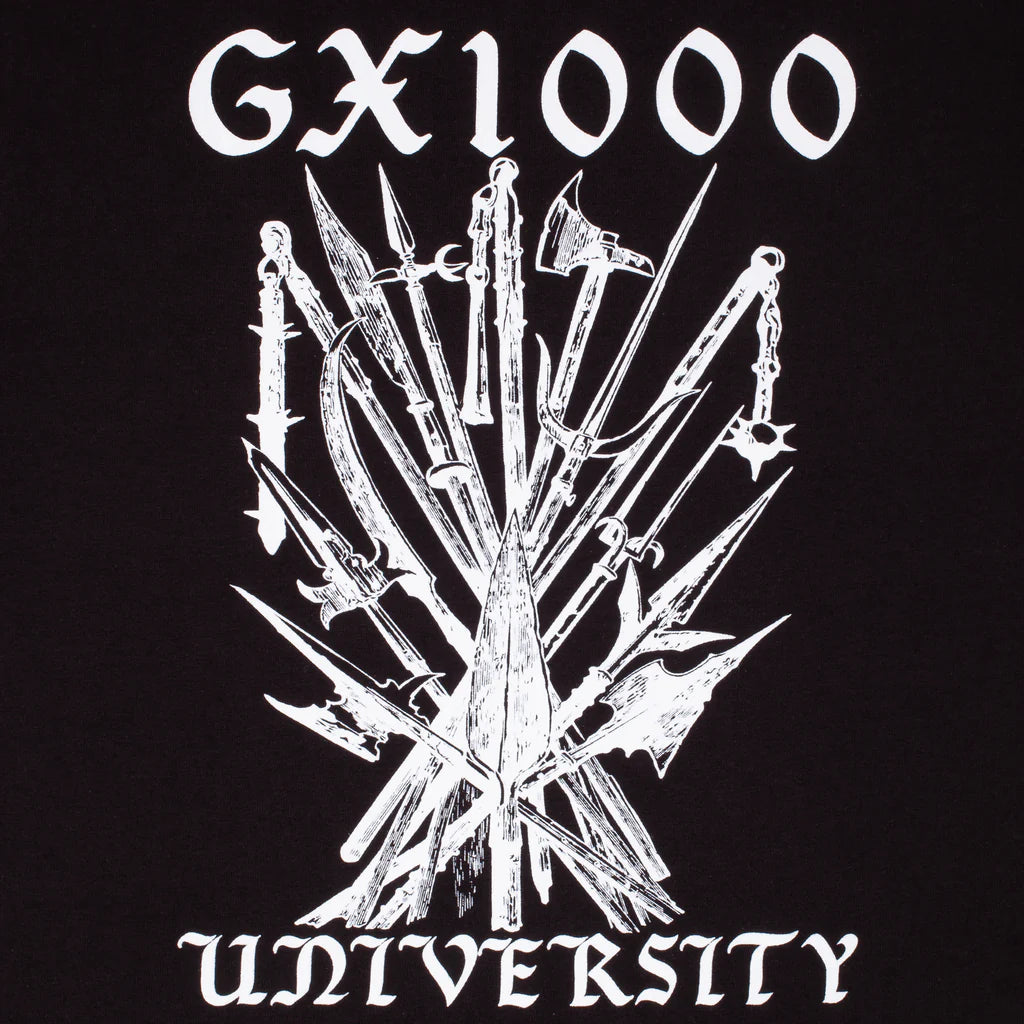 GX1000 University Tee - Black