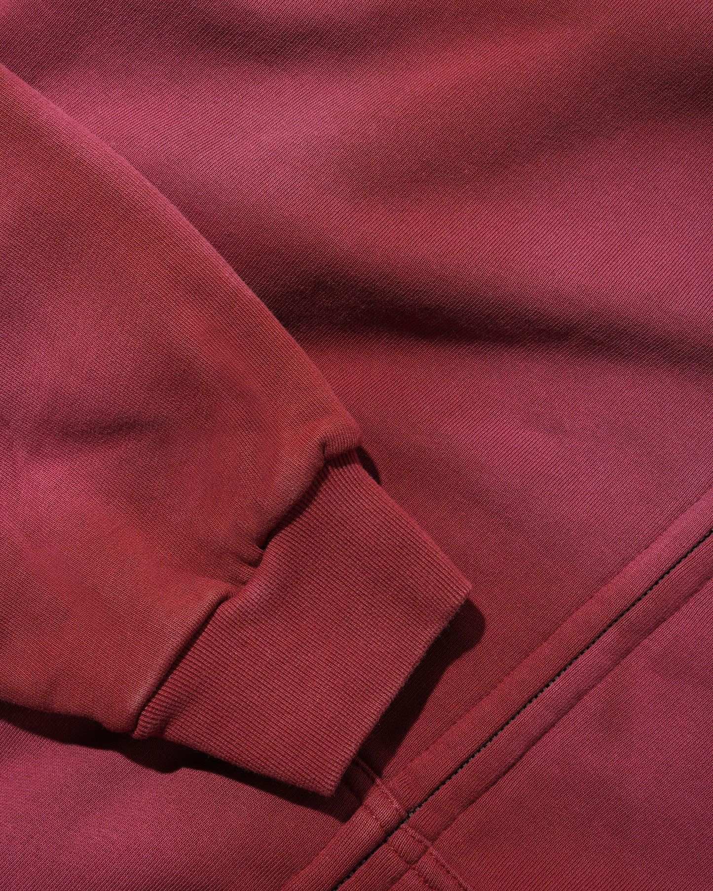 Butter Goods Garage Zip Hoodie - Burgundy