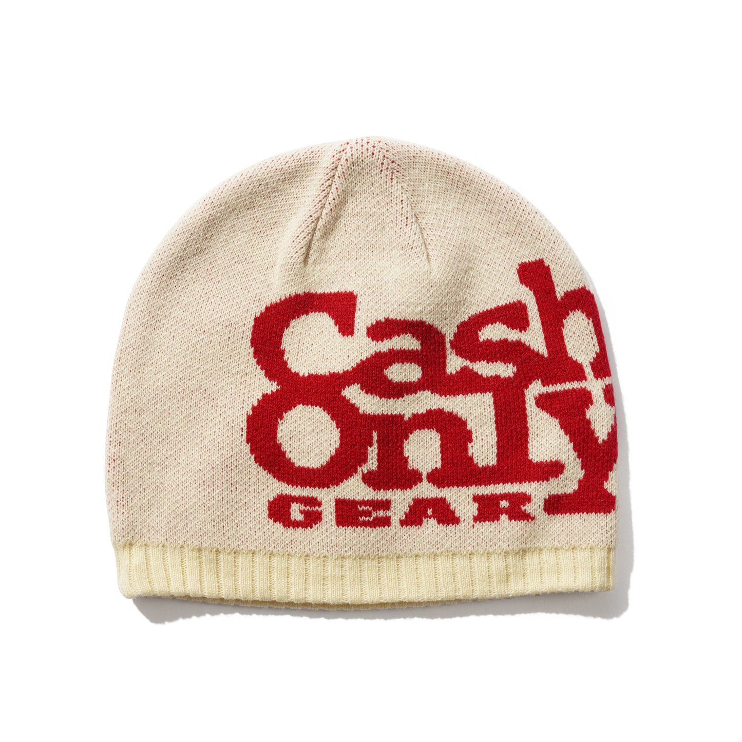 Cash Only Gear Skully Beanie - Cream