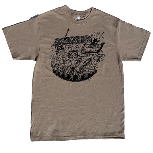 Ninetimes Grill Master Tee - Sand
