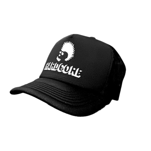 Skull Skates Hardcore Foam Mesh Trucker Cap - Black/Black