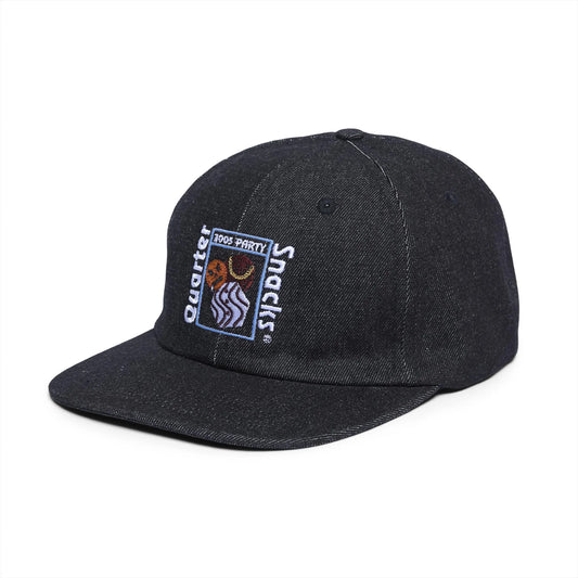 Quartersnacks Party Cap - Black Denim