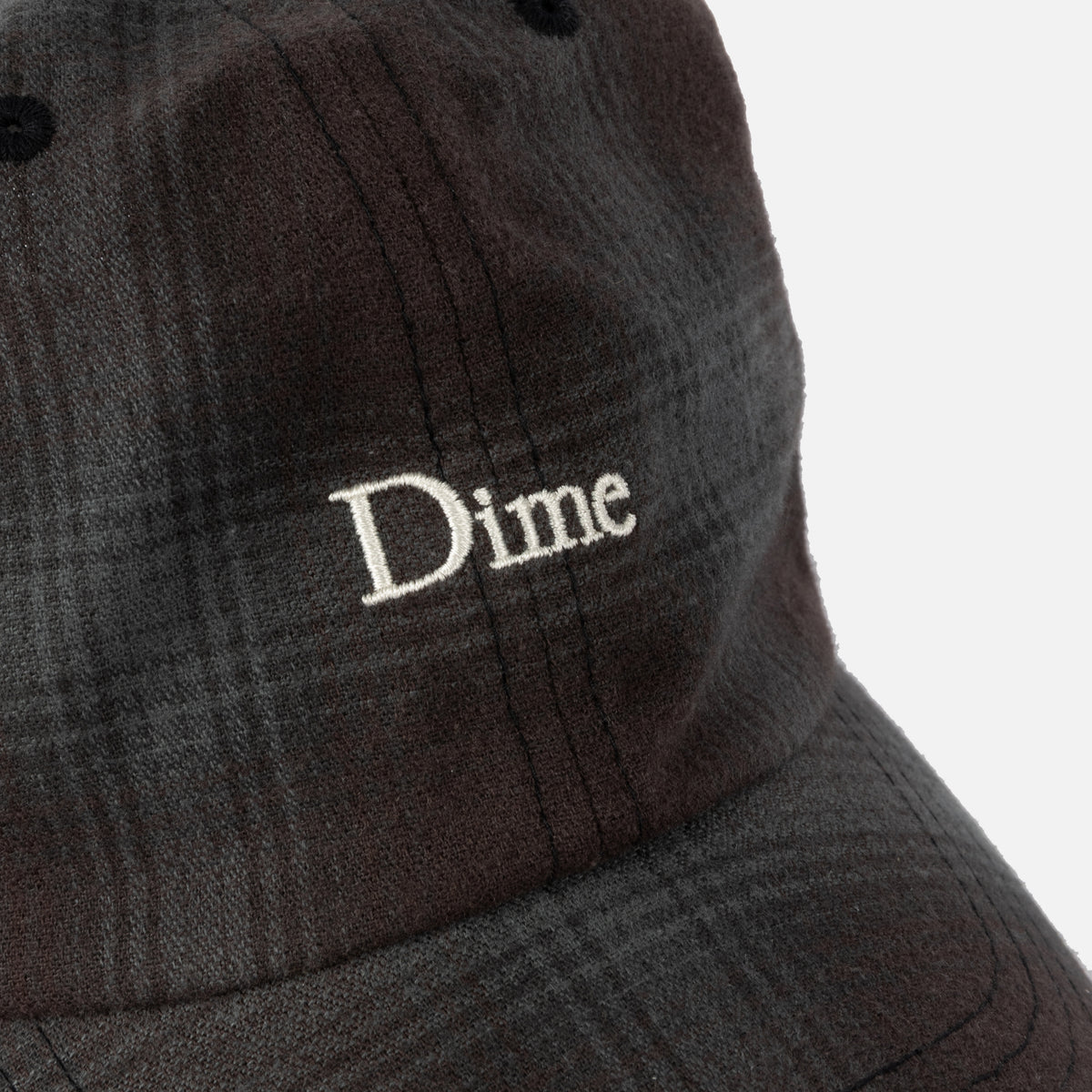 Dime Flannel Low Pro Cap - Bordeaux