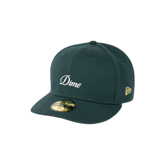 Dime Cursive New Era Cap - Evergreen