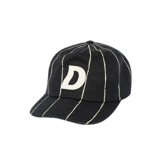 Dime Pinstriped Worker Cap - Black