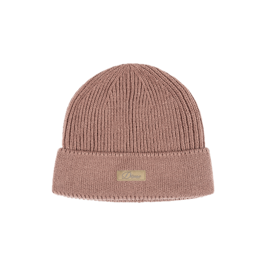 Dime Cursive Rib Beanie - Camel