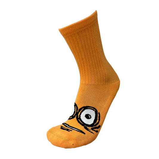 Heroin Big Egg Socks - Neon Orange