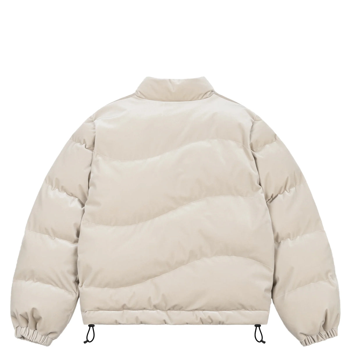 Dime Velvet Quilted Puffer - Beige – Ninetimes Skateshop