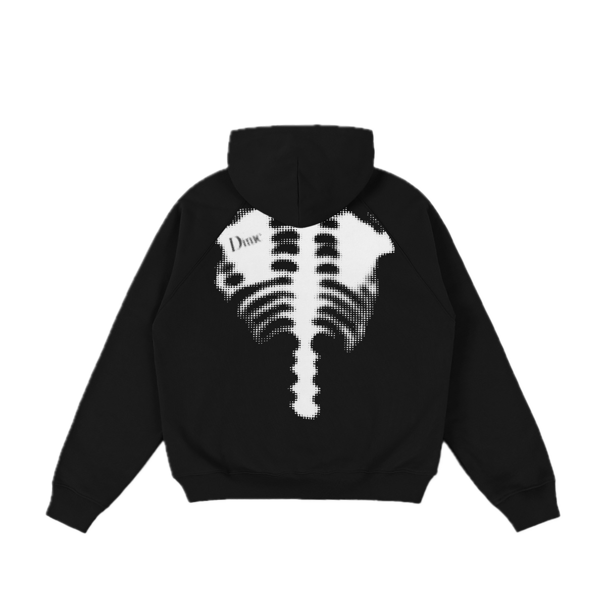 Dime Spinal Zip Hoodie - Black