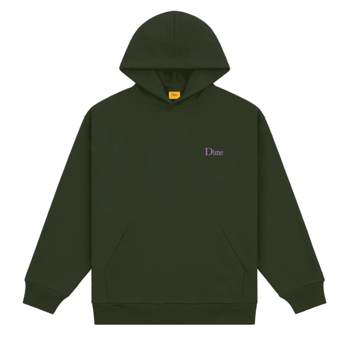 Dime Classic Small Logo Hoodie - Forest Green – Ninetimes Skateshop