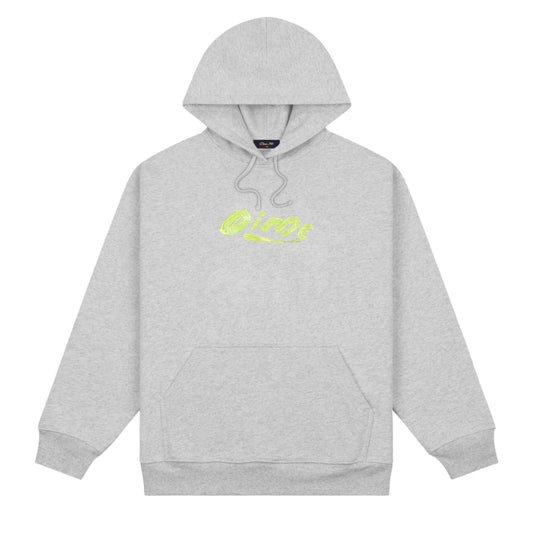 Dime Paint Hoodie - Heather Gray