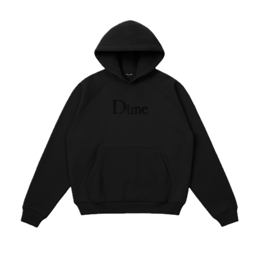 Dime Classic Logo Hoodie - Black
