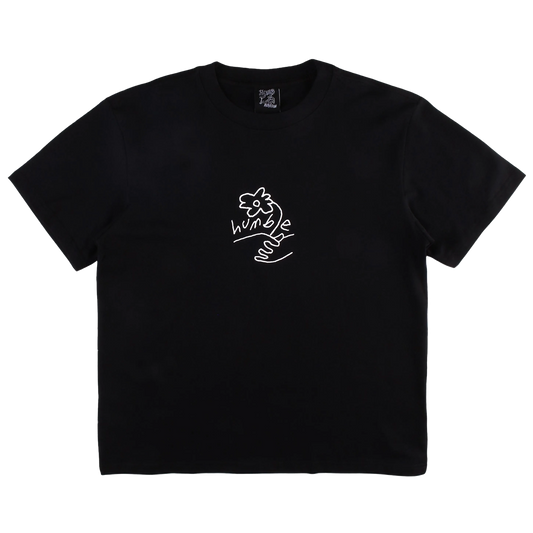 Humble NYC Flower Logo Tee - Black
