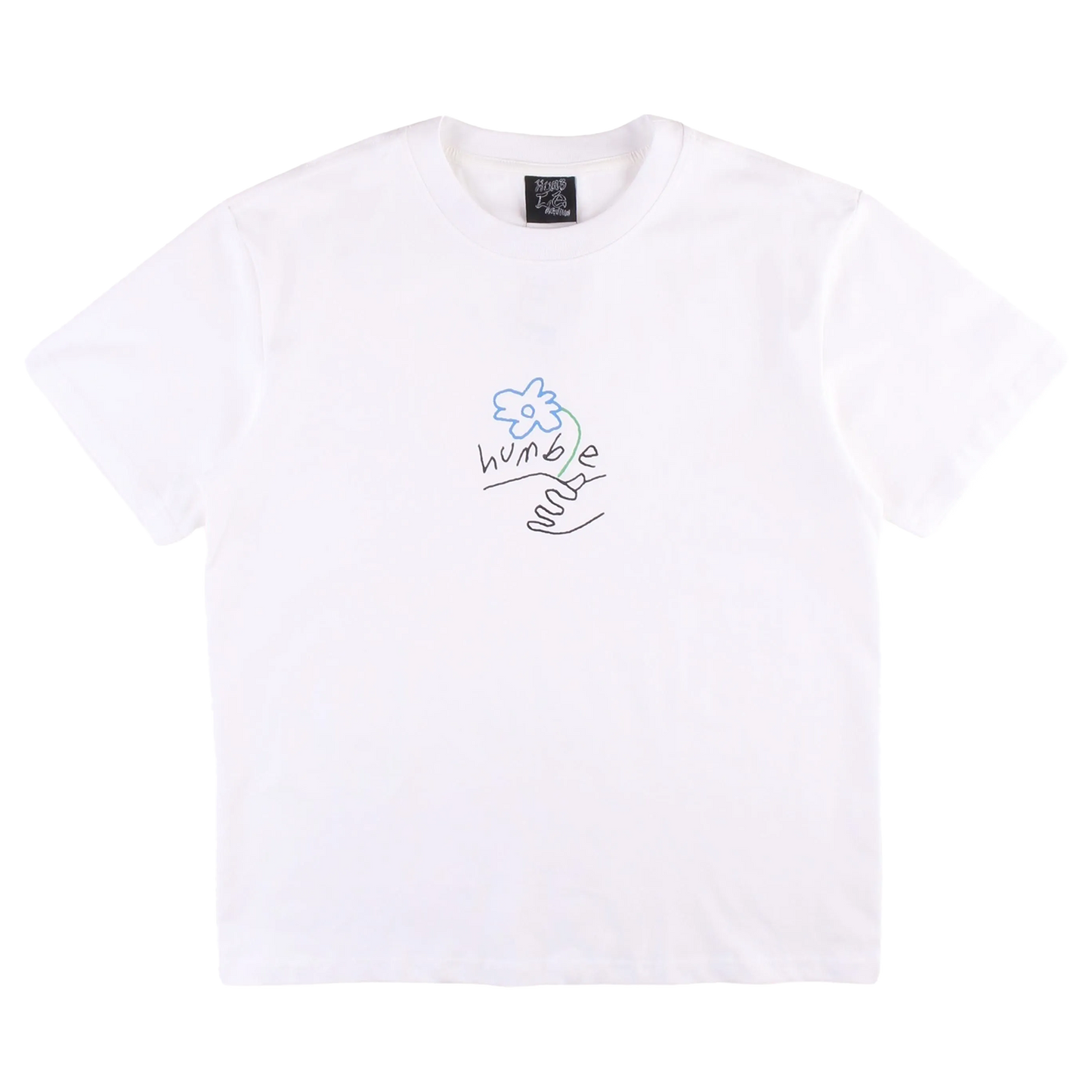 Humble NYC Flower Logo Tee - White
