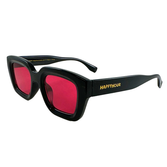 Happy Hour Camden Sunglasses - Black Cherry