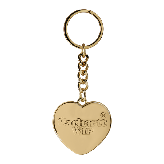 Carhartt WIP Heart Keychain - Gold