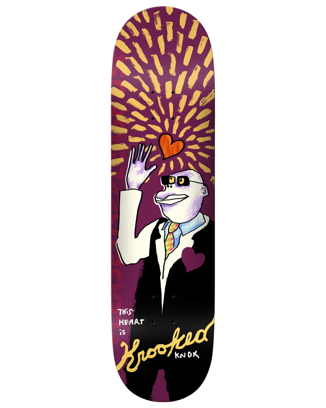 Krooked Knox This Heart Deck - 8.5