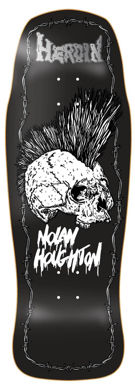 Heroin Nolan Houghton K02 Skull Deck - 10.25