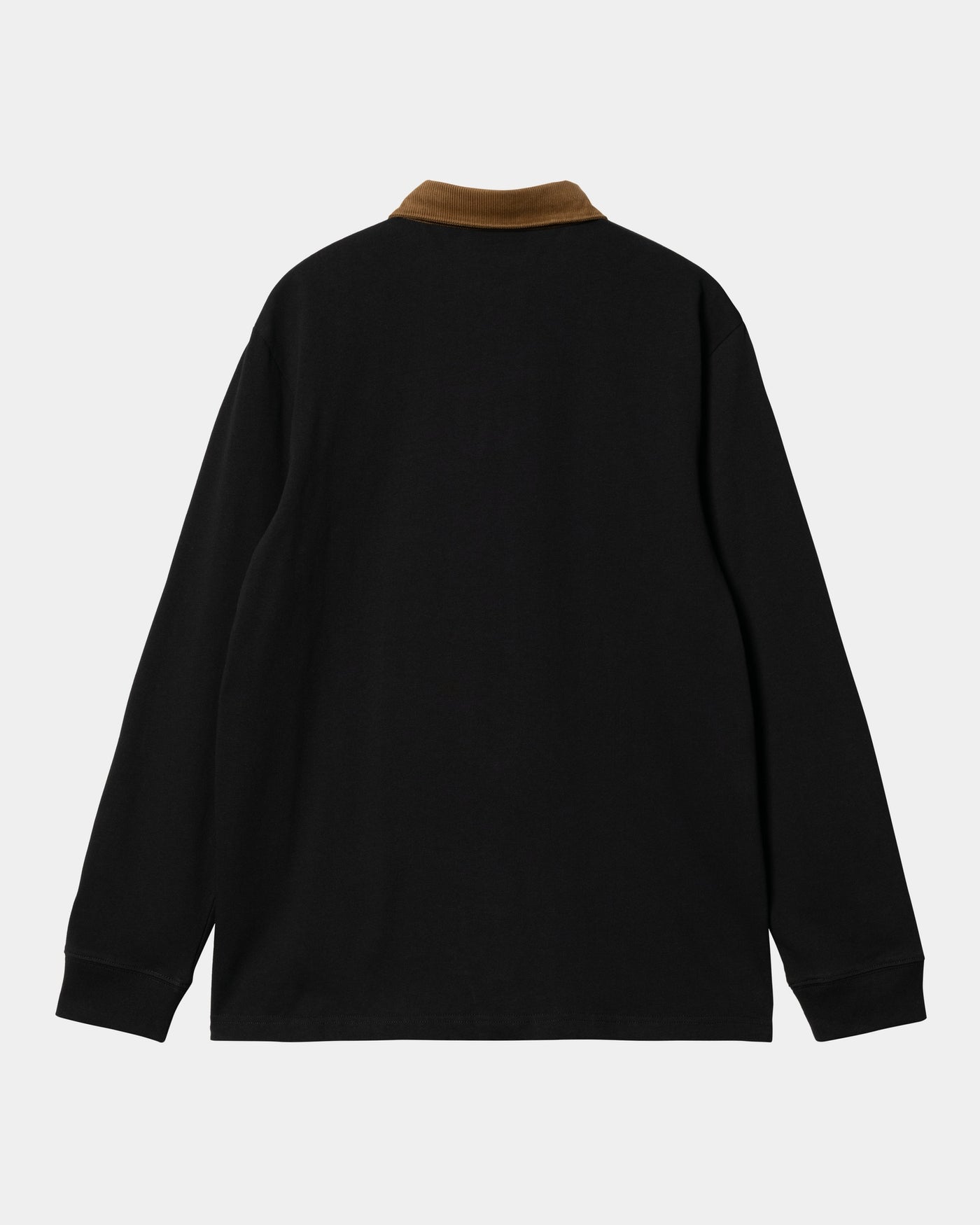 Carhartt WIP Cord Rugby Shirt - Black/ Hamilton Brown