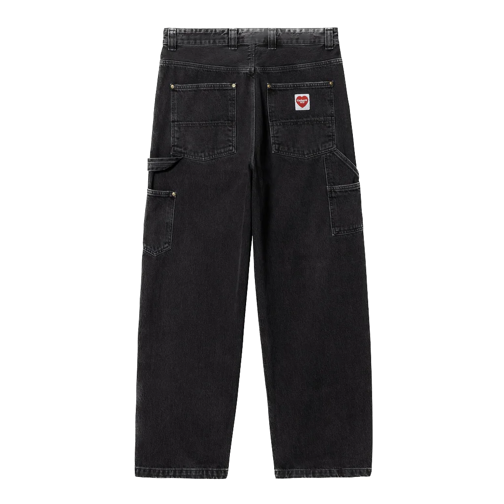 Carhartt WIP Nash Double Knee Pant Mサイズ Carhartt WIP Nash Double Knee Pant - Black Stone Washed