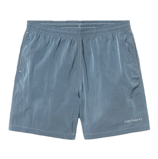 Carhartt WIP Canby Swim Trunks - Clay Blue/White