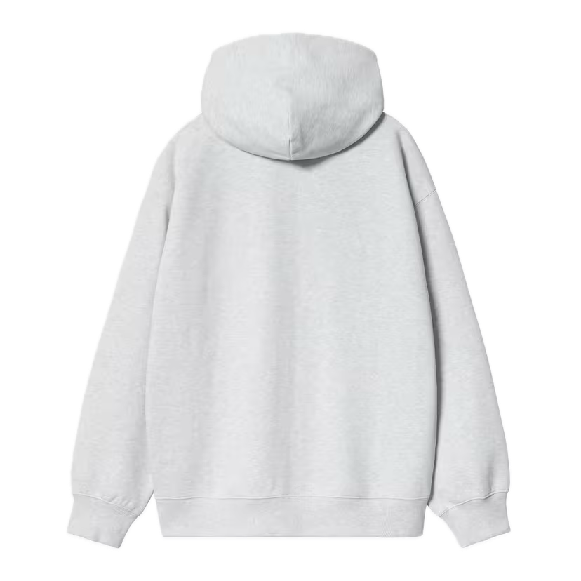 Carhartt WIP Hooded WIP Sweat Jacket - Ash Heather/Stone washed