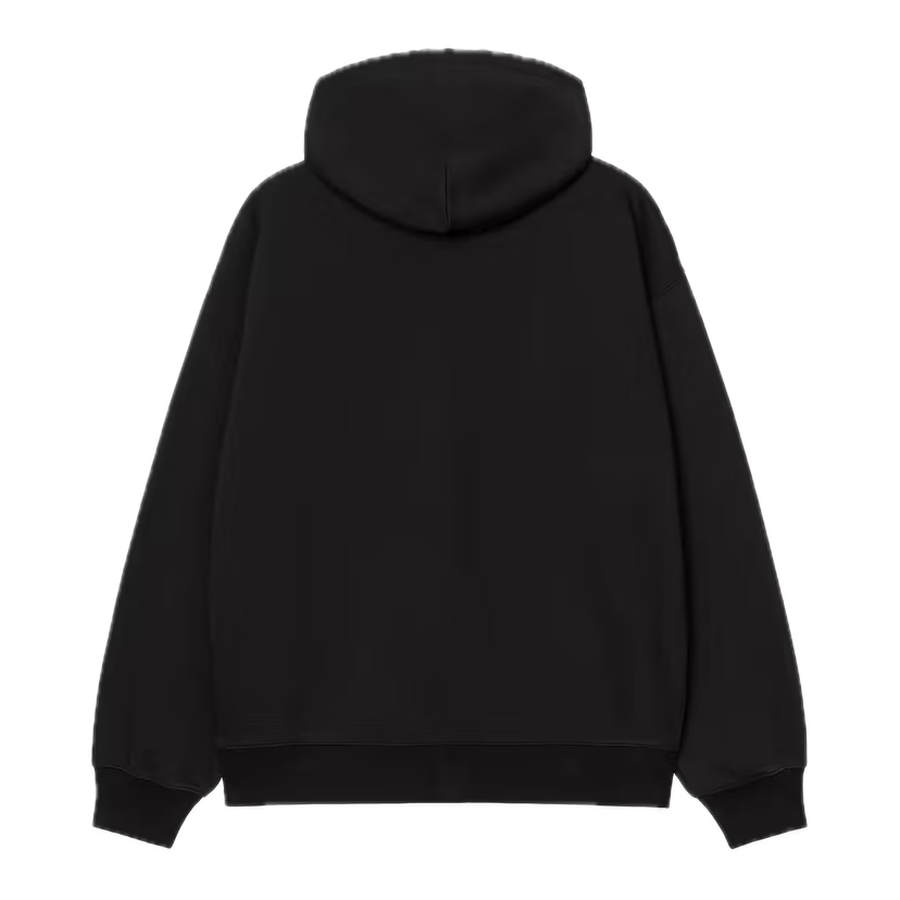 Carhartt WIP Hooded WIP Sweat Jacket - Black/Stone washed