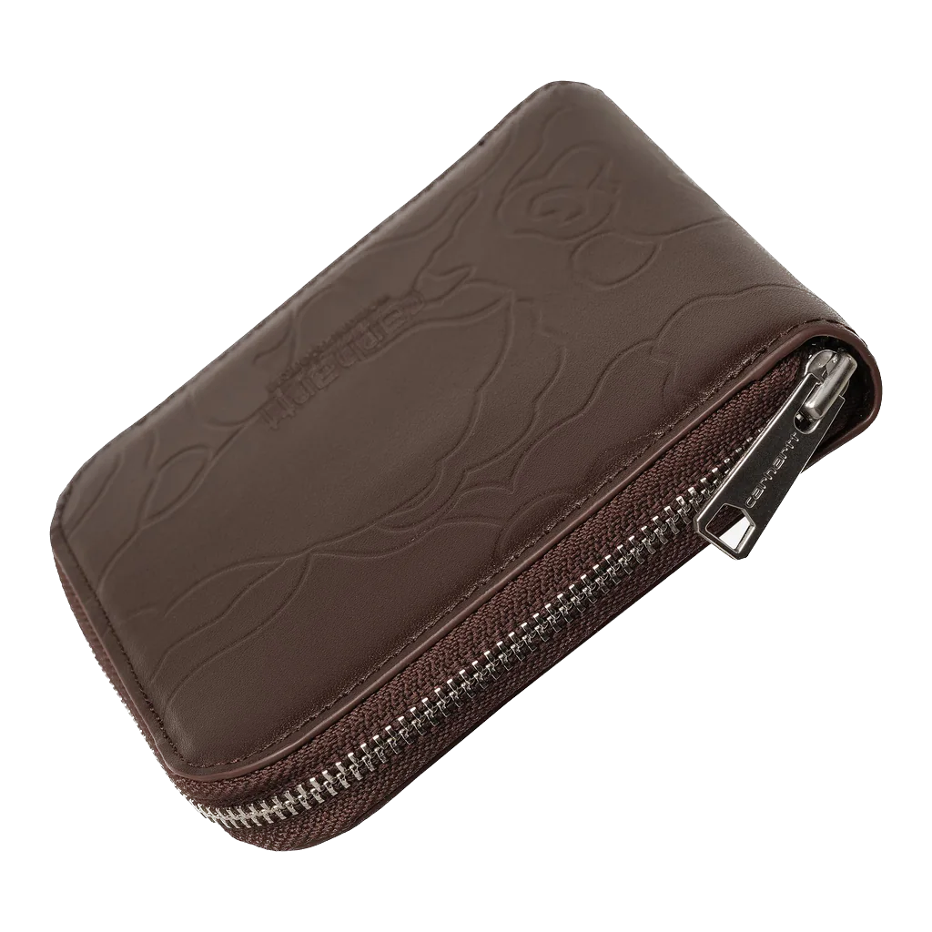 Carhartt WIP Camo Duck Wallet - Palisander/Silver