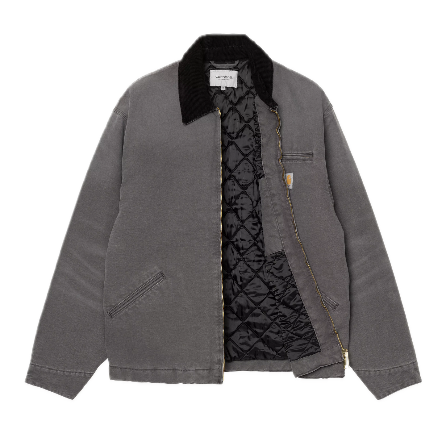 Carhartt WIP OG Detroit Jacket - Graphite/Black Stone Canvas