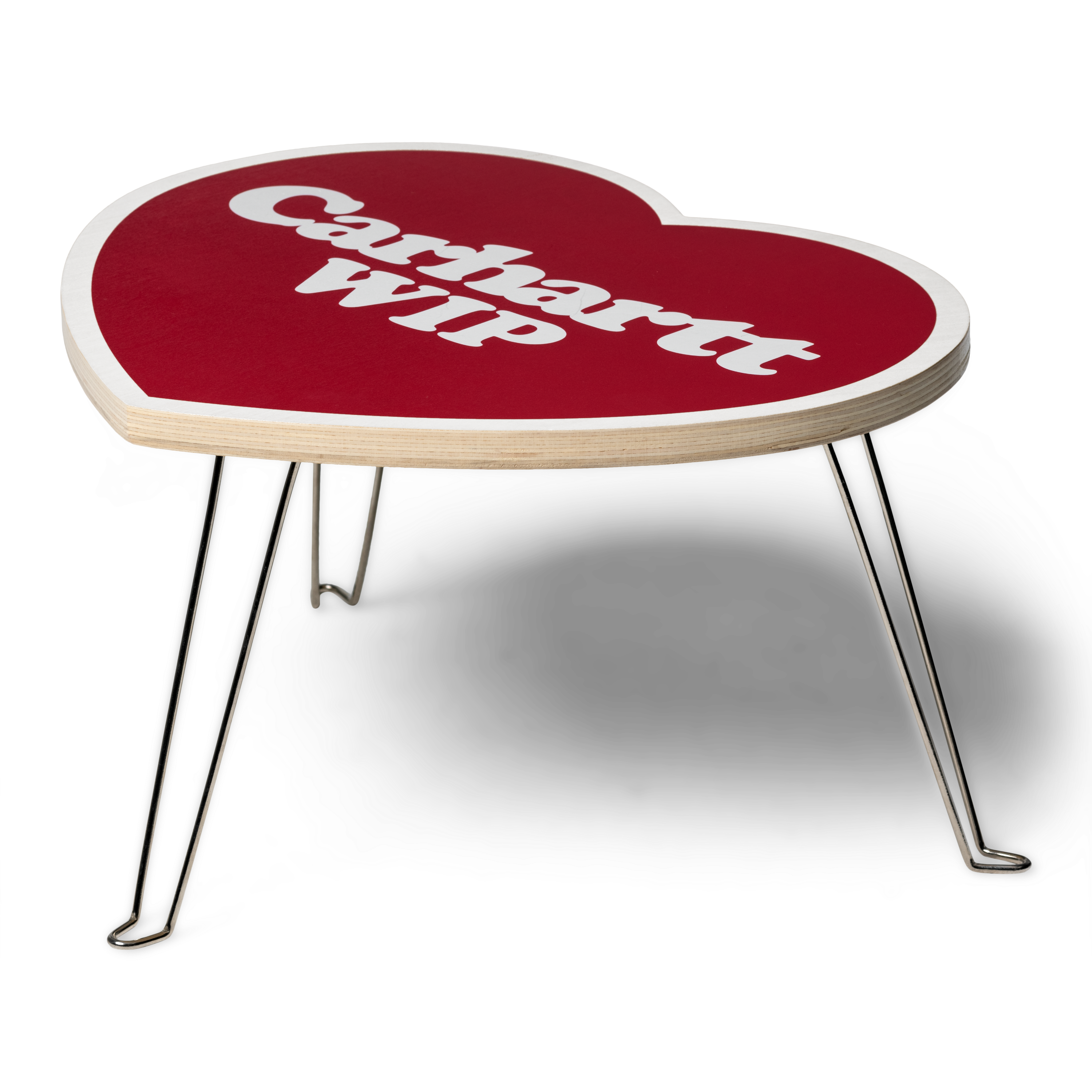 carhartt wip heart folding table テーブル Carhartt Heart Folding Table - Scarlet/White – Ninetimes Skateshop