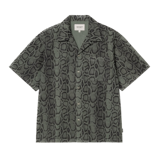 Carhartt WIP Snake Camo Shirt - Leaf Garment Dyed