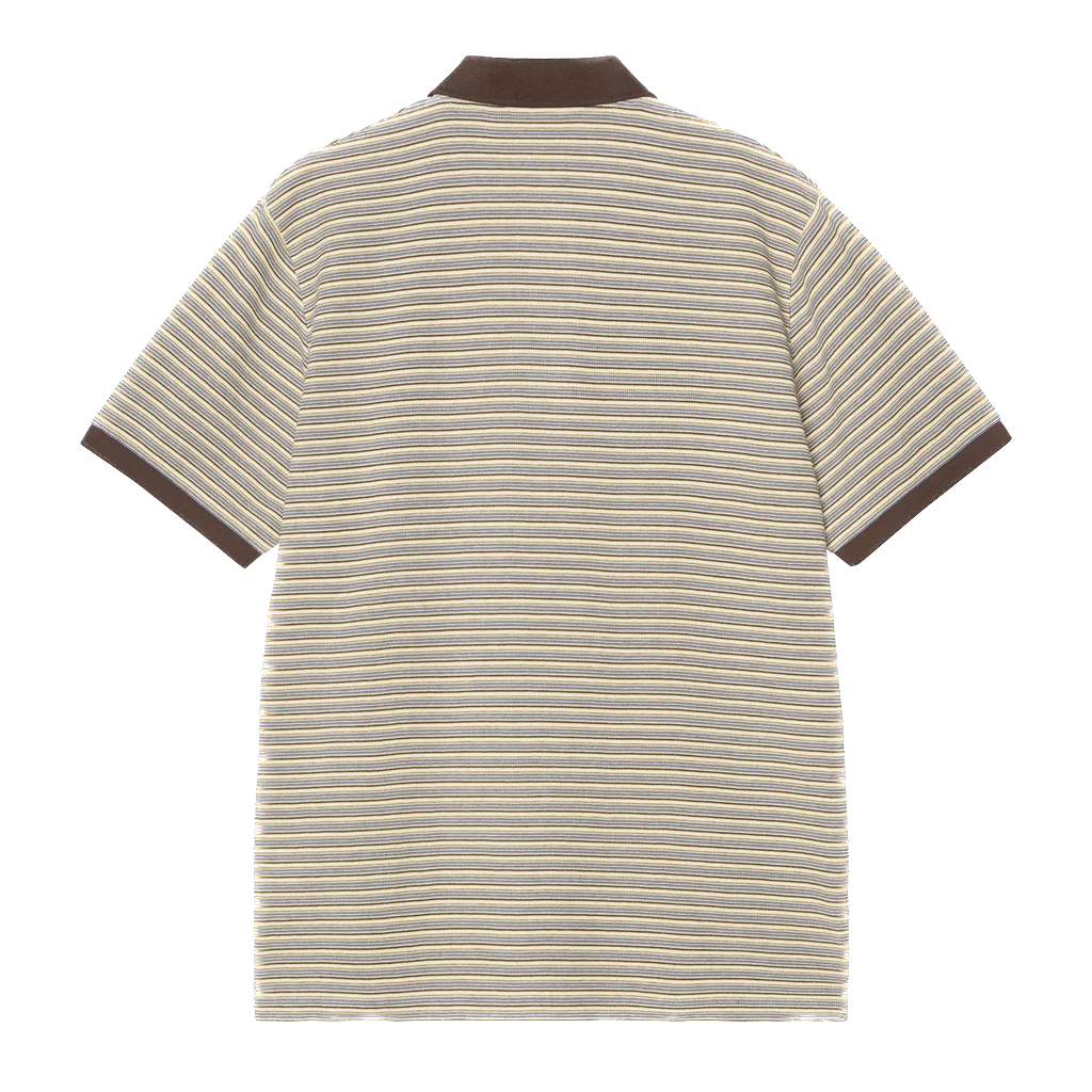 Carhartt WIP Dion Stripe Polo - Wax