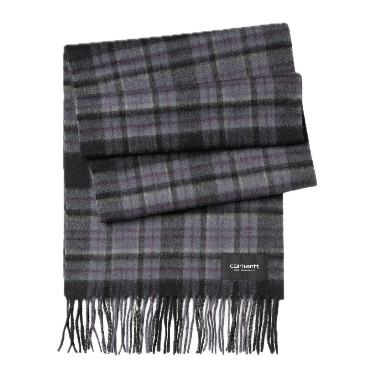 Carhartt WIP Parson Check Scarf - Shady Purple