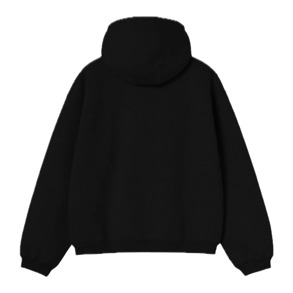 Carhartt WIP Hooded Ebbert Sweat Jacket - Black/White