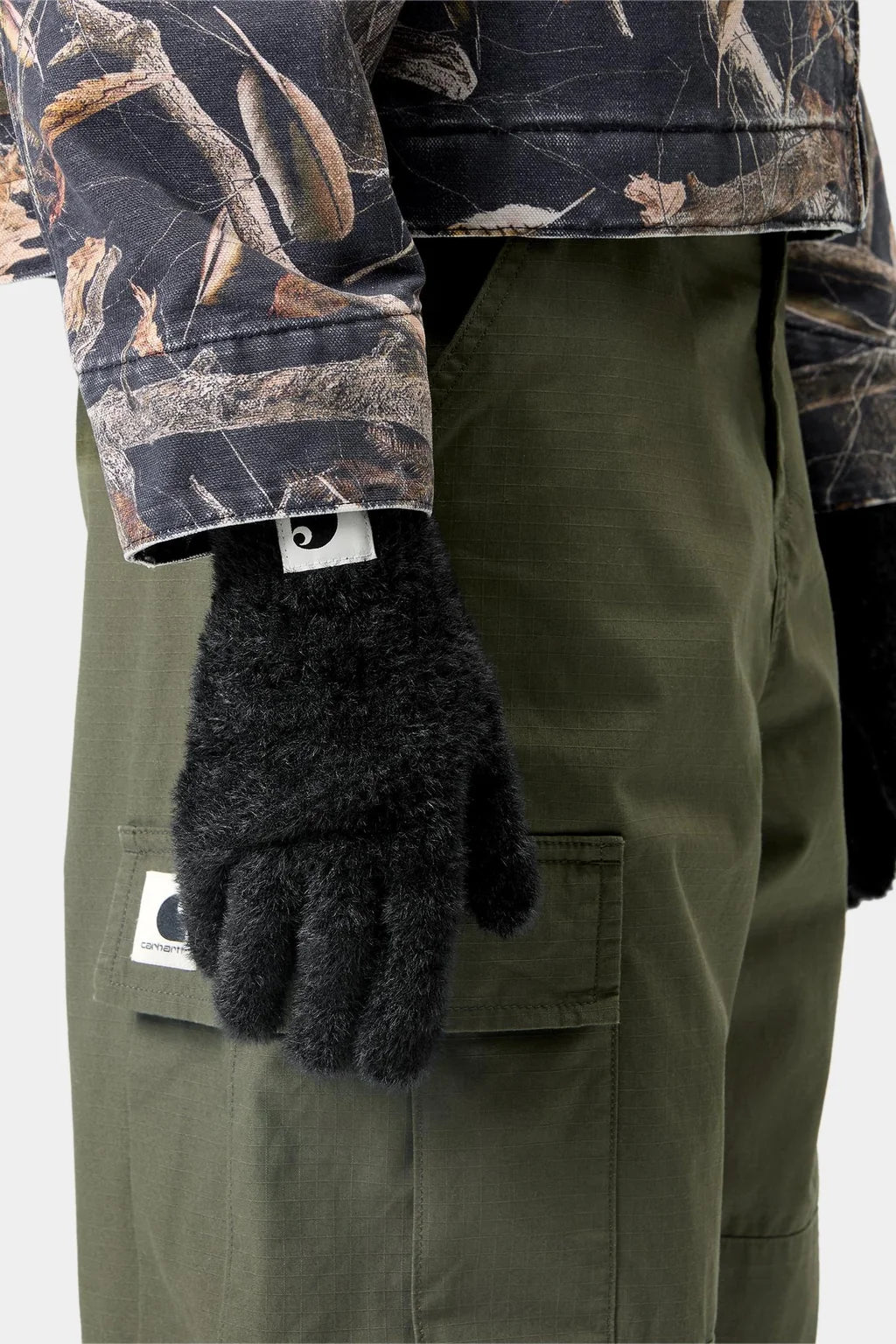 Carhartt WIP Maine Gloves - Black/Wax