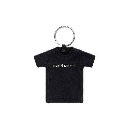Carhartt WIP Mini Script T-Shirt Keychain - Black