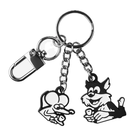 Carhartt WIP Coffee Break Keychain - Black/White