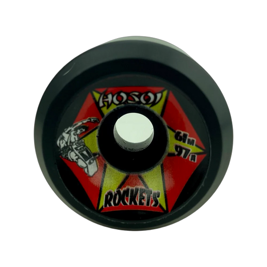 Hosoi Skateboards Rockets Wheels - 61mm 97a Black