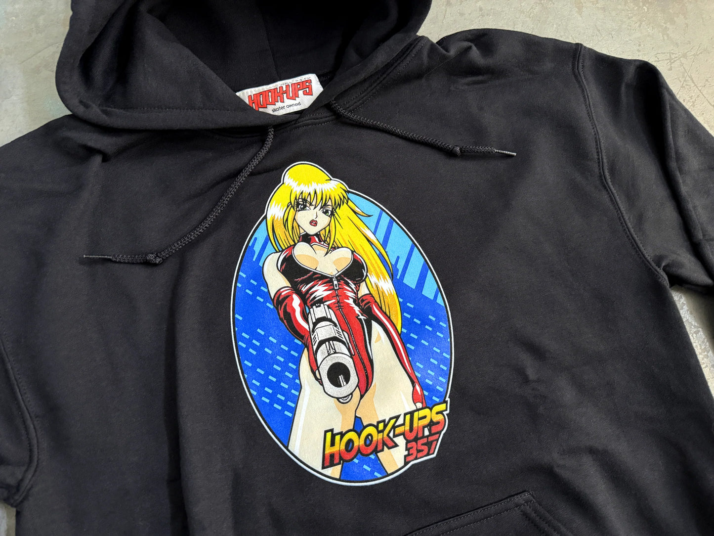 Hook-Ups 357 Hoodie - Black